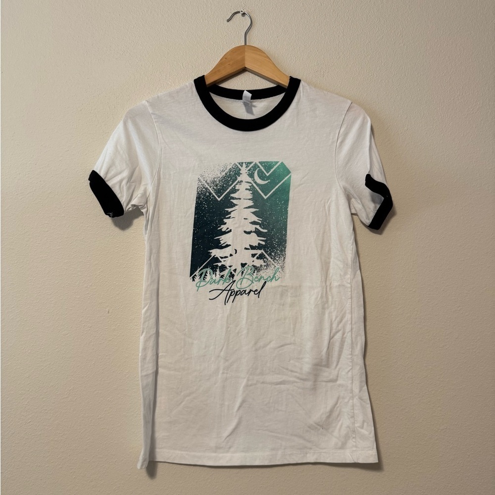 Bella Canvas Black and White Ringer Tee